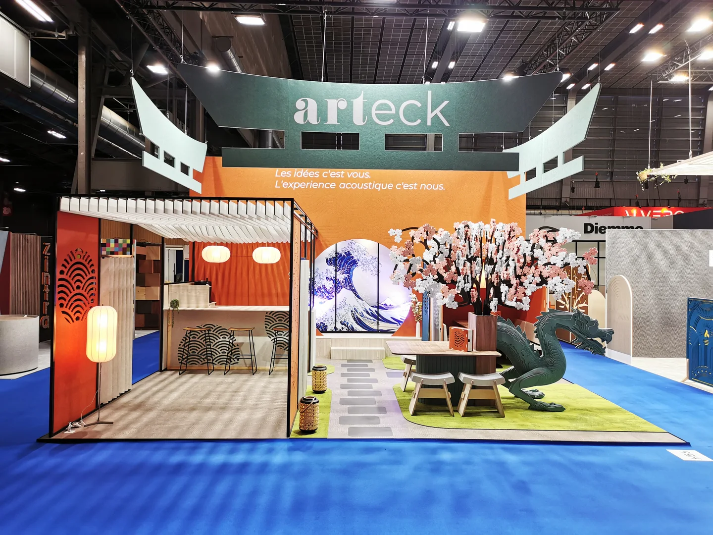 Stand sur-mesure Arteck Paris conçu par EM Architecture Évènementielle